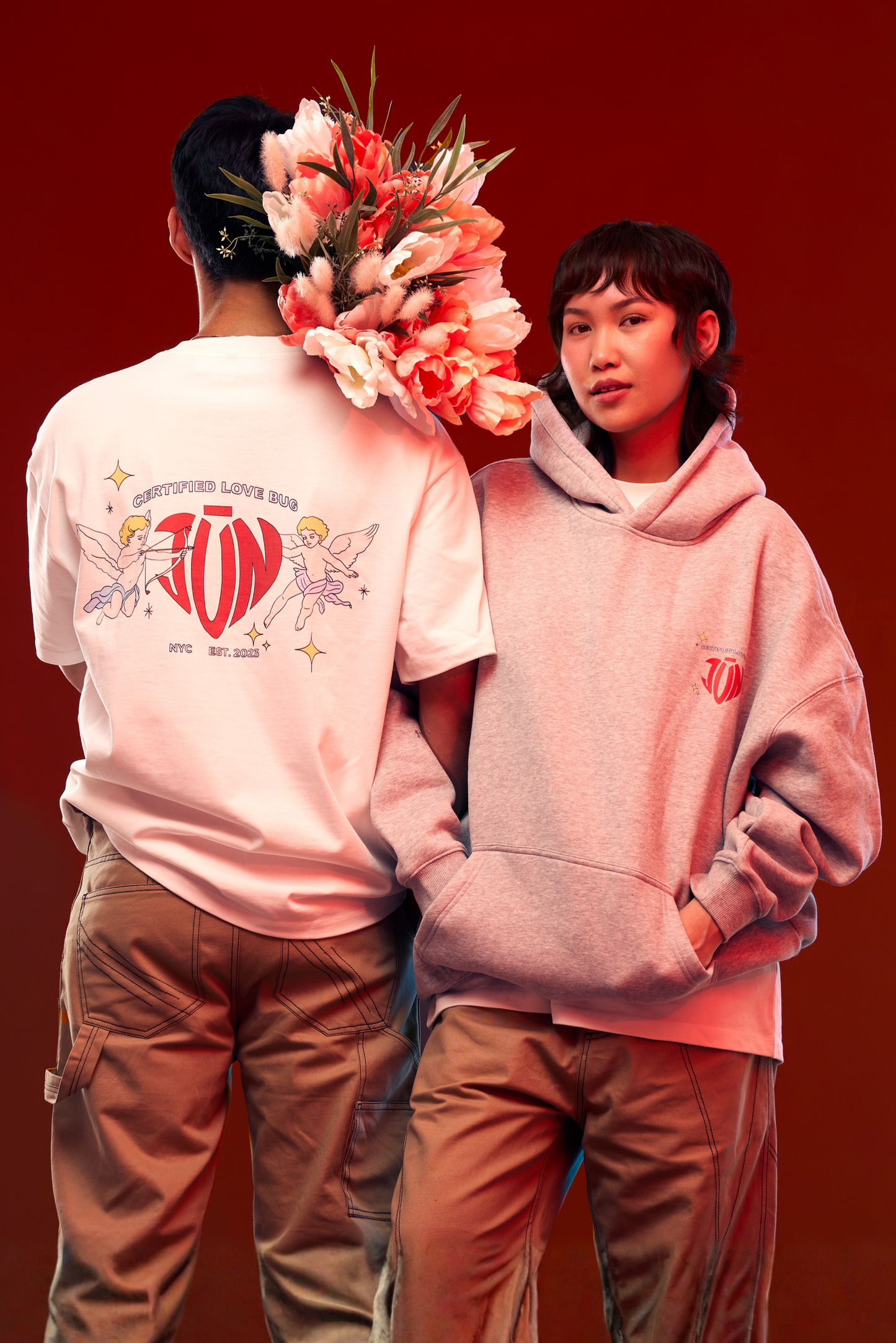 LOVE BUG. FLEECE HOODIE