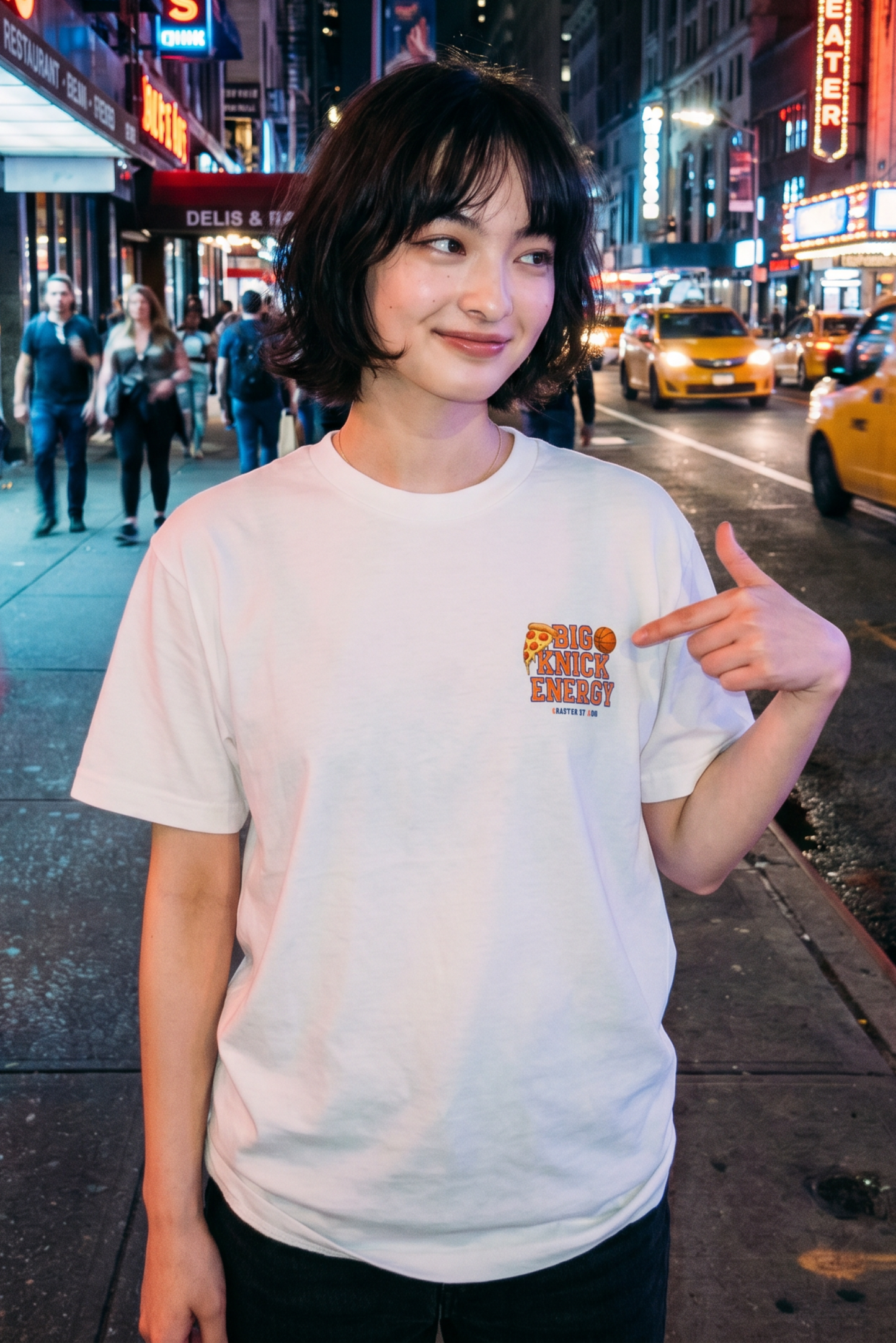 KNICKS RAT. TEE