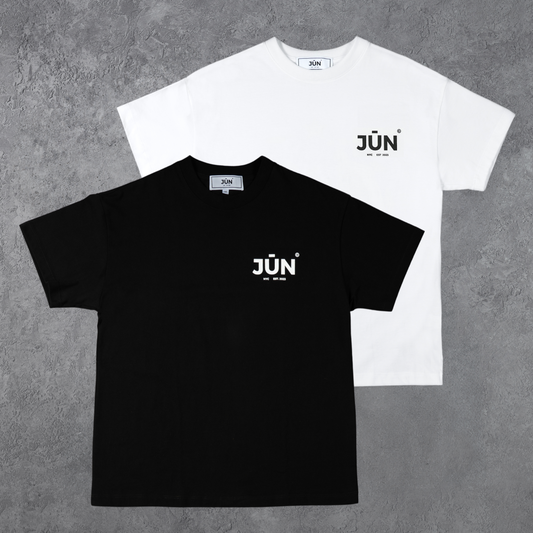 INSIGNIA. TEE - Black & Ivory White