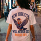 KNICKS PIGEON + RAT. TEE