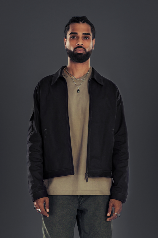 IKE. JACKET - Black