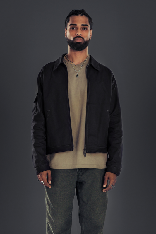 IKE. JACKET - Black