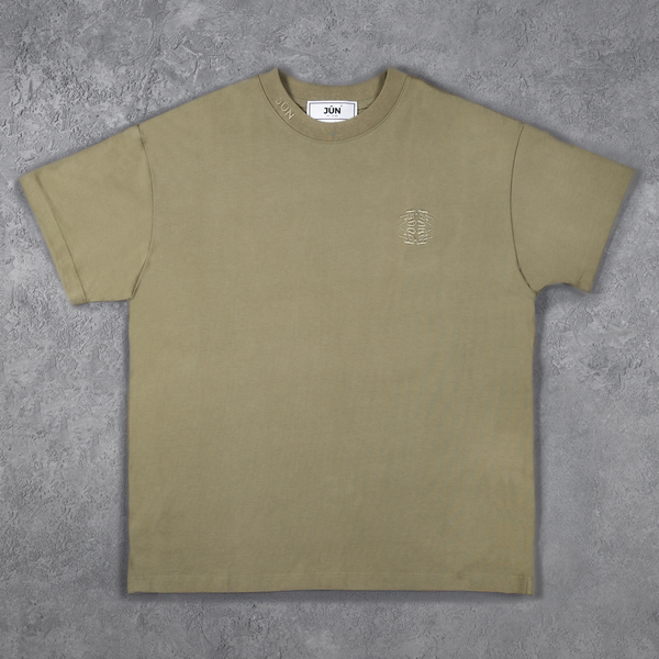 EMB. TEE - Olive Green – JŪN
