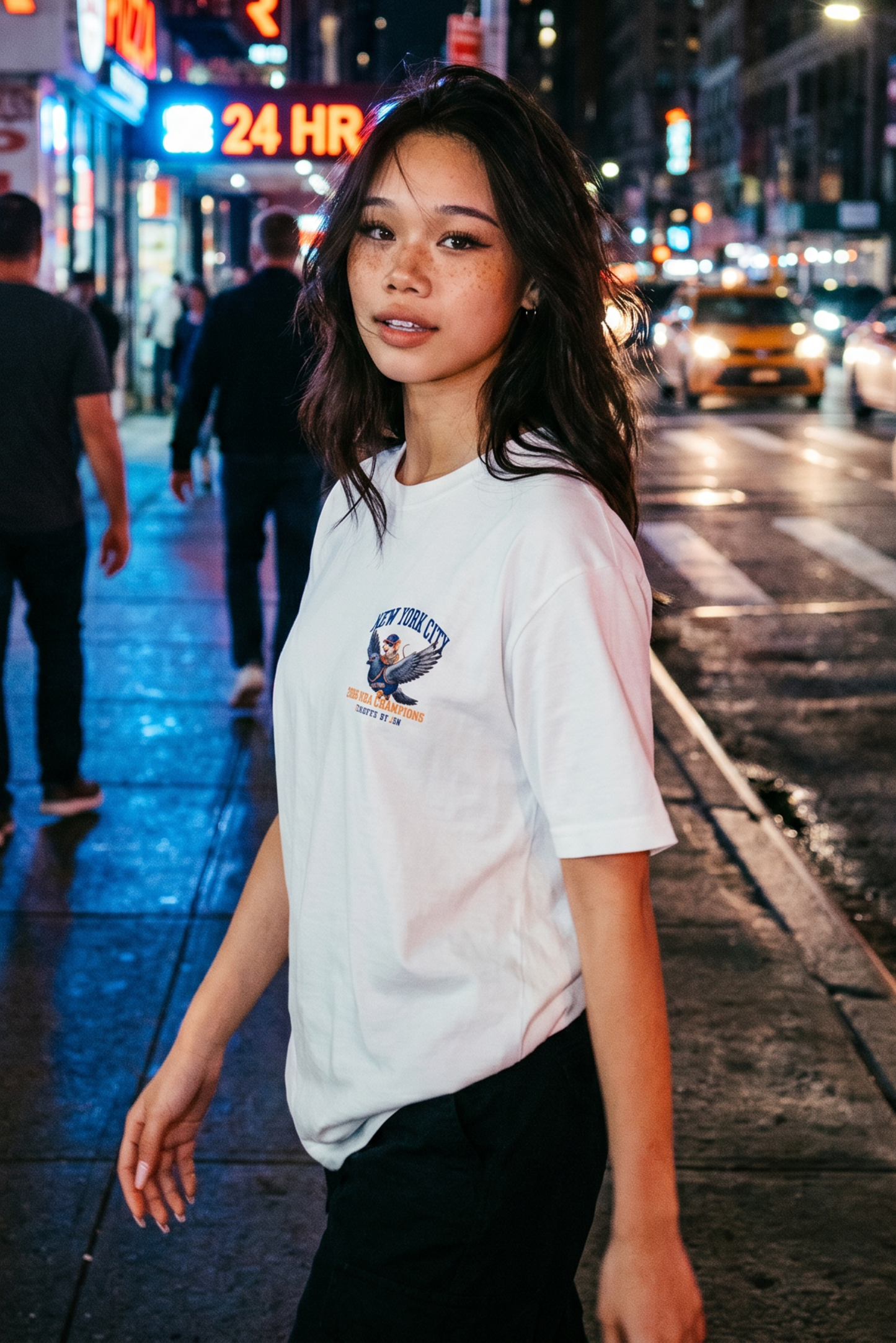 KNICKS PIGEON + RAT. TEE