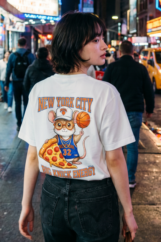 KNICKS RAT. TEE