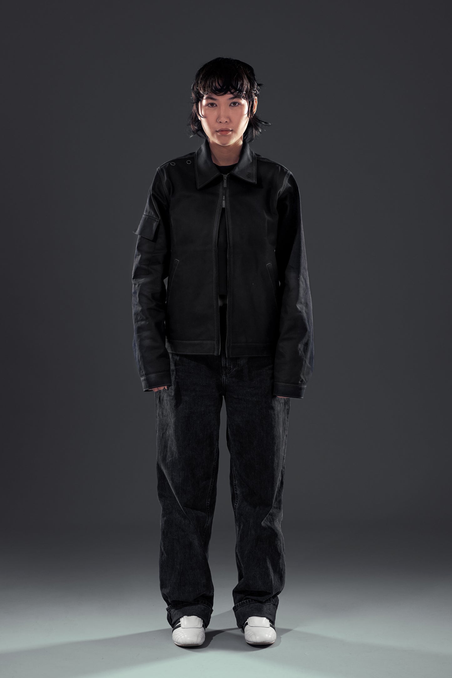 IKE. JACKET - Black