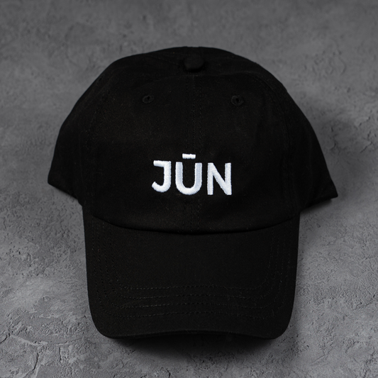 JŪN LOGO. HAT - Black