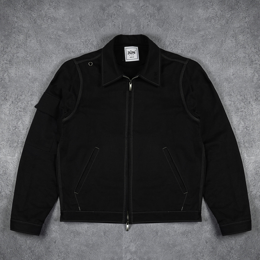 IKE. JACKET - Black