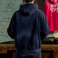 ETCH. LOGO DISTRESSED FLEECE HOODIE